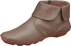 Bcshiye Booties for Women Rounded Toe Slip-Ons Sneakers Loafers Comfortable Wide Width Casual Winter Ankle Booties