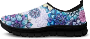 Binienty Women's Loafer Shoes Casual Ballet Flat Nurse Sneakers Comfy Slip-Ons Round Toe Footwear