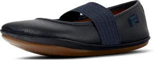 Camper Kids Girl's Right Ballet Flat, Navy, 38 Standard US Width EU Big Kid (6 US)