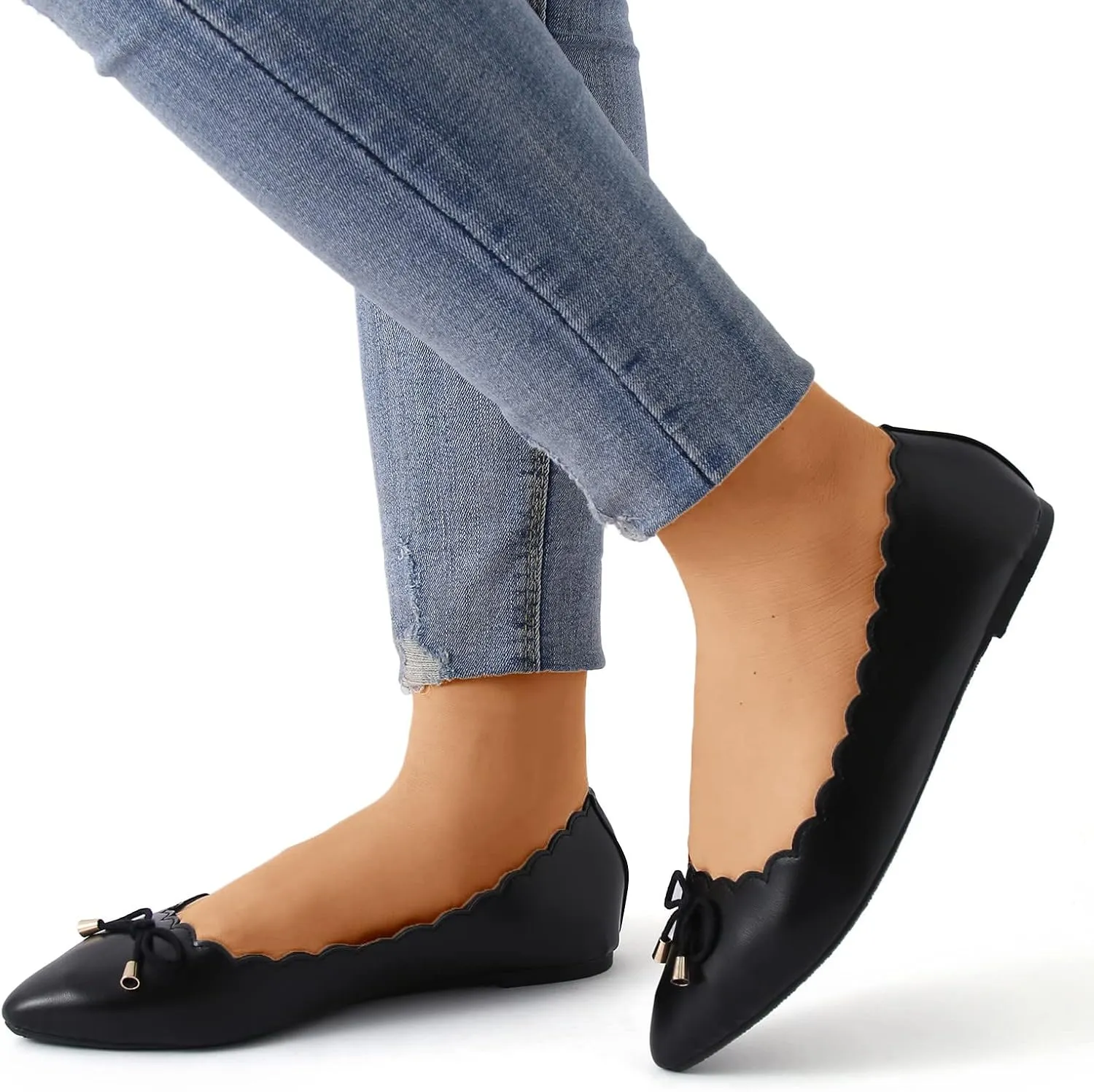 Casual Boat Loafers Shoes for Women Lightweight Walking Flats Women's Comfort Penny Loafers with Arch Support