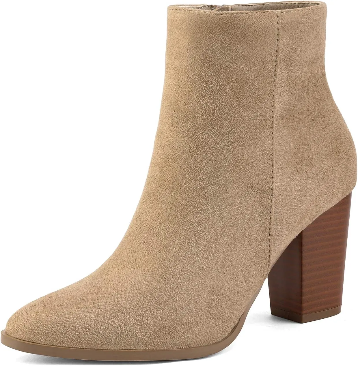 DREAM PAIRS Women's Ankle Boots Chunky Block Heel Booties