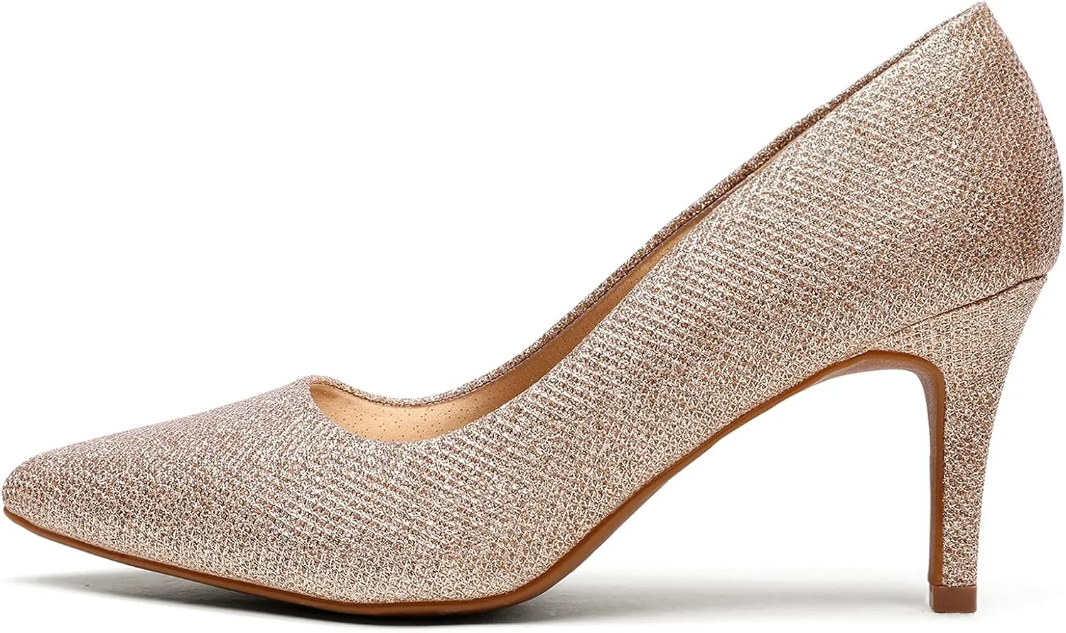 DREAM PAIRS Women's High Stiletto Heels Closed Pointed Toe Dress Pumps Shoes for Wedding Work Office Business, 3 Inches