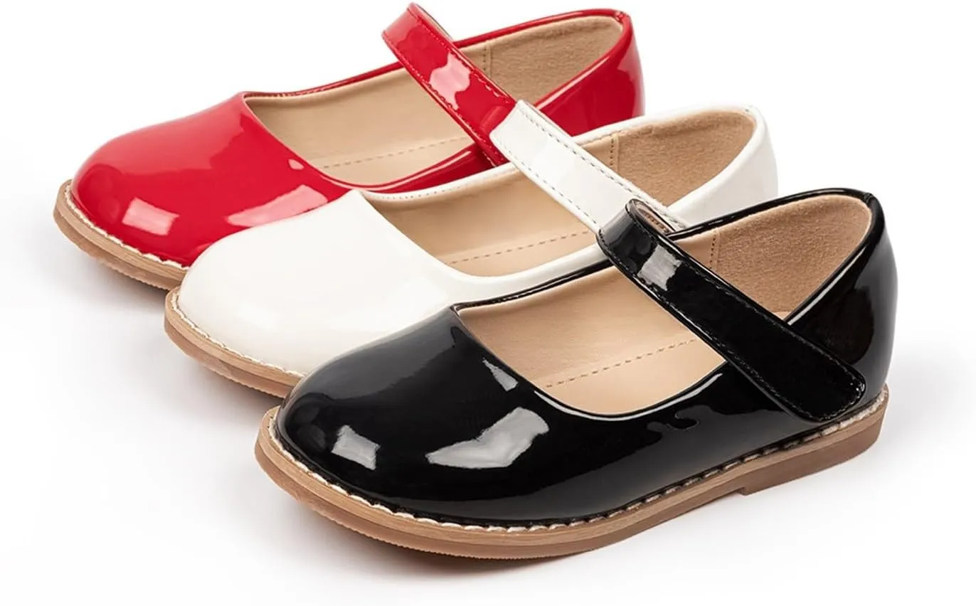 Dress Shoes for Girls Patent Leather Shoes Toddler Girls Mary Jane Shoes Wedding Party Girls School Shoes