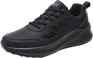 Fashion Men Sports Shoes Flat Thick Bottom Non Slip Lace Up Upper Comfortable Sneaker Shoes for Men Fashion
