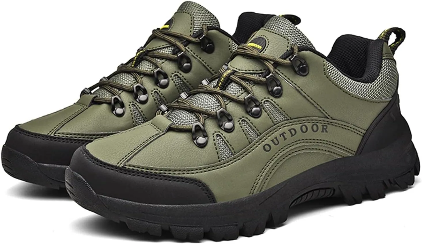 Fashion Summer and Men Hiking Shoes Non Slip Soles Thick Bottom Mesh Breathable Casual Lace Up Mens Casual Sneaker