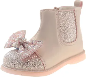 Girl Boots Girls Boys Snow Boots Outdoor Warm Comfortable Non Slip Mid Calf Padded Small Big Kids High Top Ankle Boots