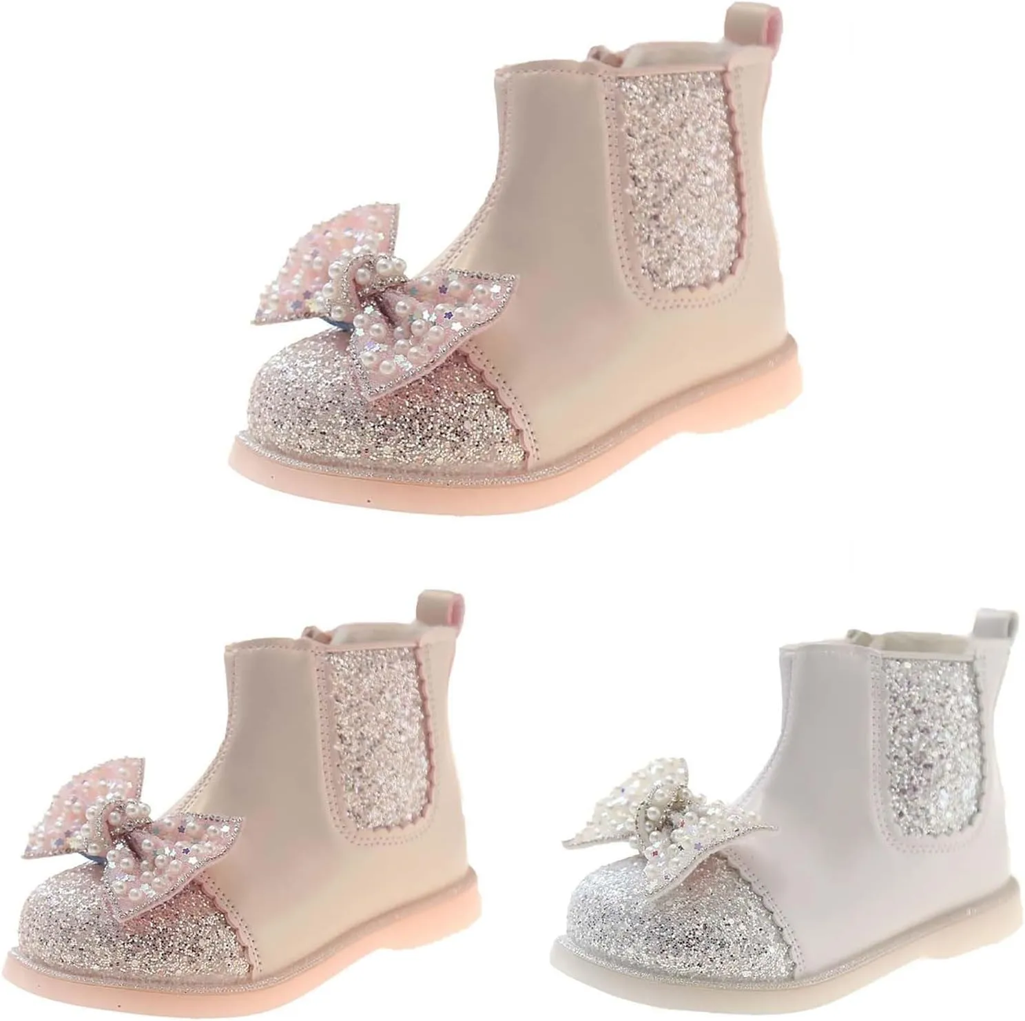 Girl Boots Girls Boys Snow Boots Outdoor Warm Comfortable Non Slip Mid Calf Padded Small Big Kids High Top Ankle Boots