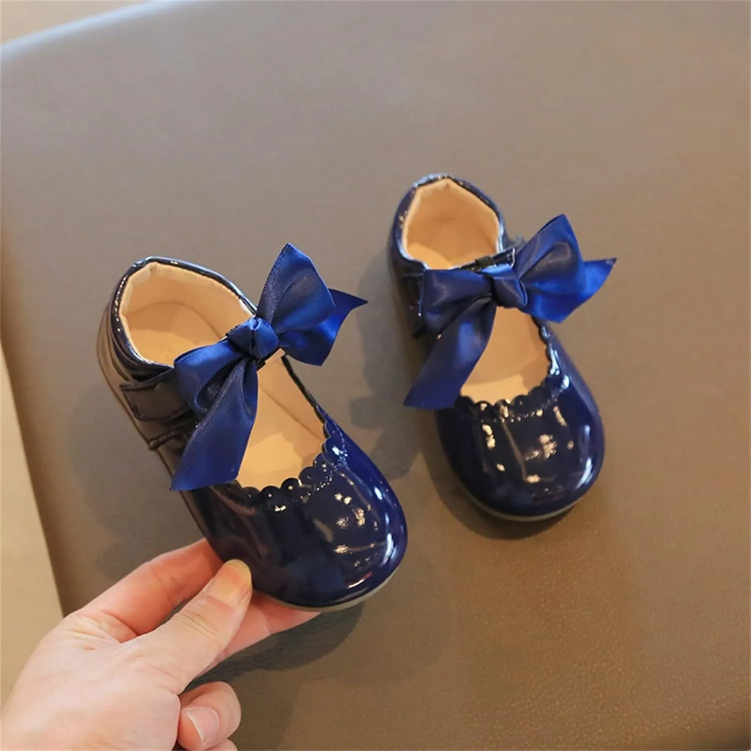 Girl Mary Jane Shoes Baby Girls Cute Ballerina Ballet Flats Flower Baby Dress Shoes Wedding Party School Shoes