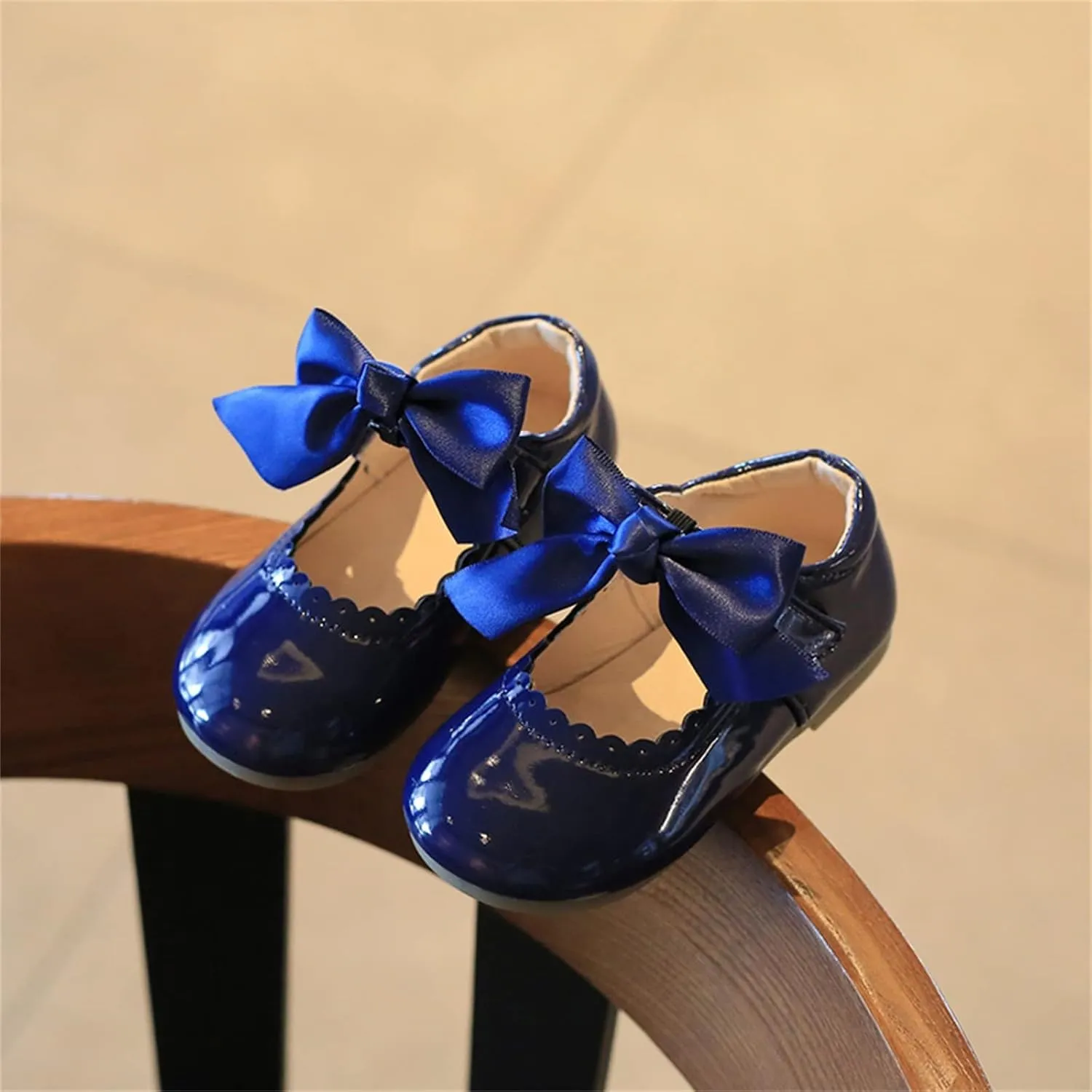 Girl Mary Jane Shoes Baby Girls Cute Ballerina Ballet Flats Flower Baby Dress Shoes Wedding Party School Shoes