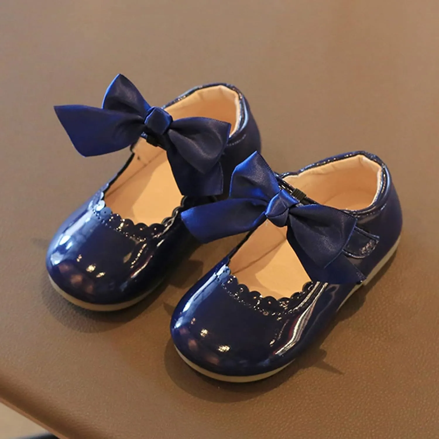Girl Mary Jane Shoes Baby Girls Cute Ballerina Ballet Flats Flower Baby Dress Shoes Wedding Party School Shoes