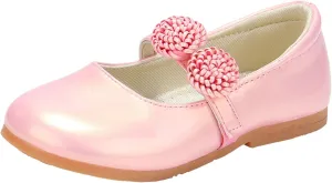 Girls Dress Shoes Mary Jane Pumps Leather Princess Shoes for Girls Wedding Part𝐲 Flower School Shoes Ballet Flat𝐬