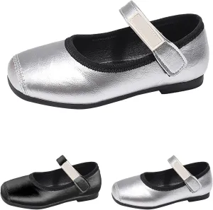Girls Dress Shoes Mary Jane Shoes Toddler Little Girls Ballet Flats for Wedding Party School Uniform Shoes