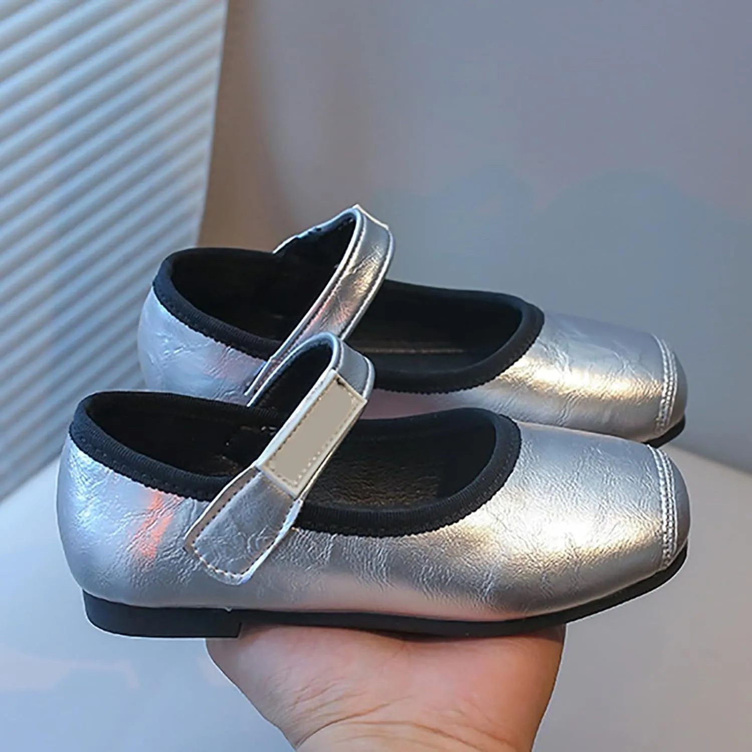 Girls Dress Shoes Mary Jane Shoes Toddler Little Girls Ballet Flats for Wedding Party School Uniform Shoes