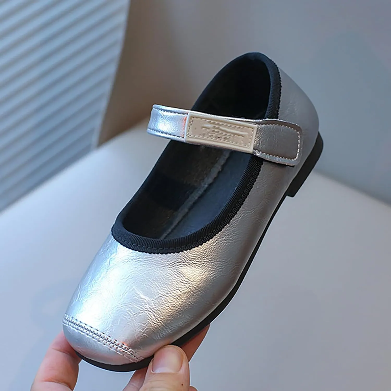 Girls Dress Shoes Mary Jane Shoes Toddler Little Girls Ballet Flats for Wedding Party School Uniform Shoes