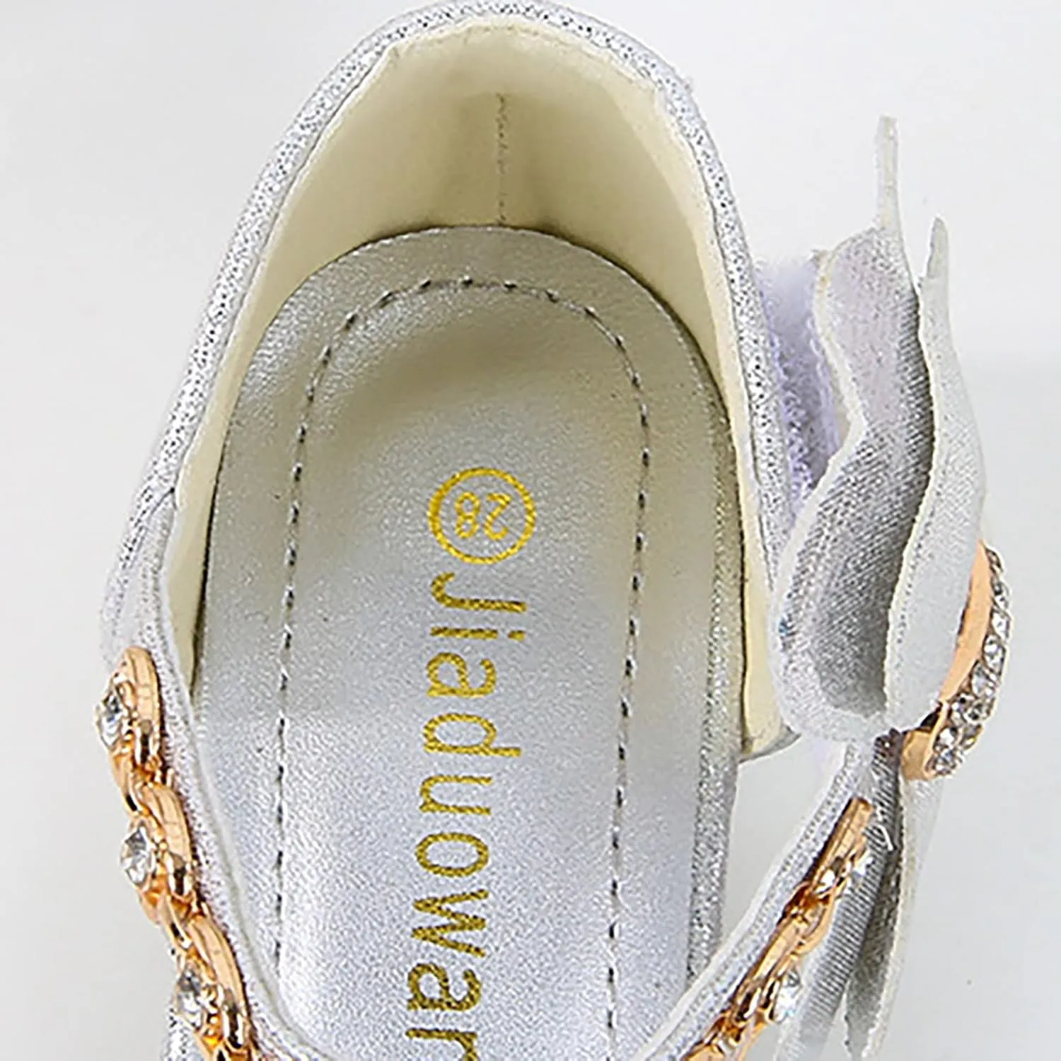Girls Mary Jane Dress Shoes Rhinestones Bows Flower Girl Wedding Low Heels Pump Shoes Toddler Dress Shoes for Kids