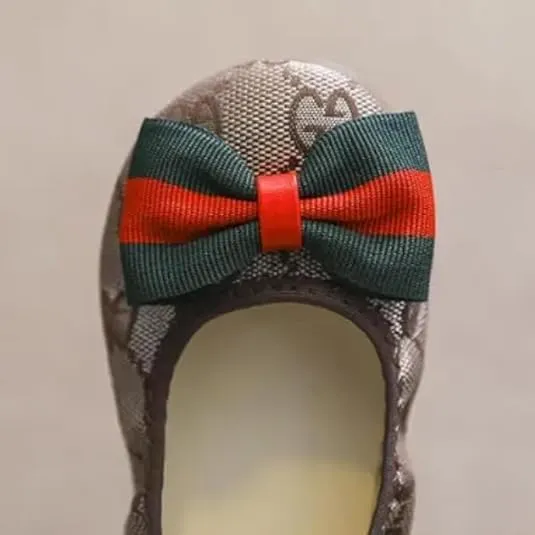 Girls Princess Shoes Flat Ballerinas Soft Sole Bow Party Dance Shoes