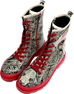 Gisele Boots for Women - Handmade and Vegan Leather Mid Calf Boots for Women,