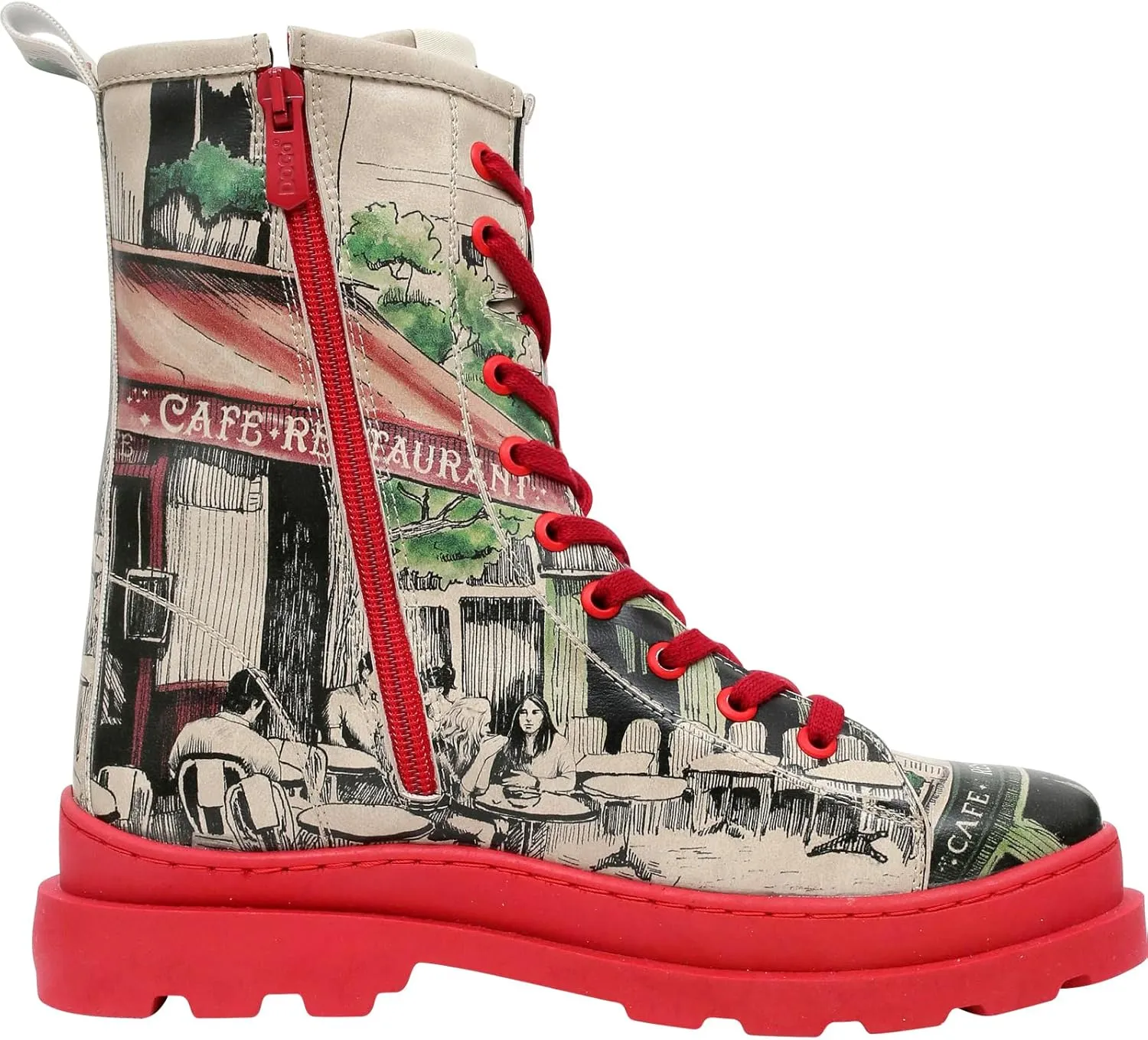 Gisele Boots for Women - Handmade and Vegan Leather Mid Calf Boots for Women,