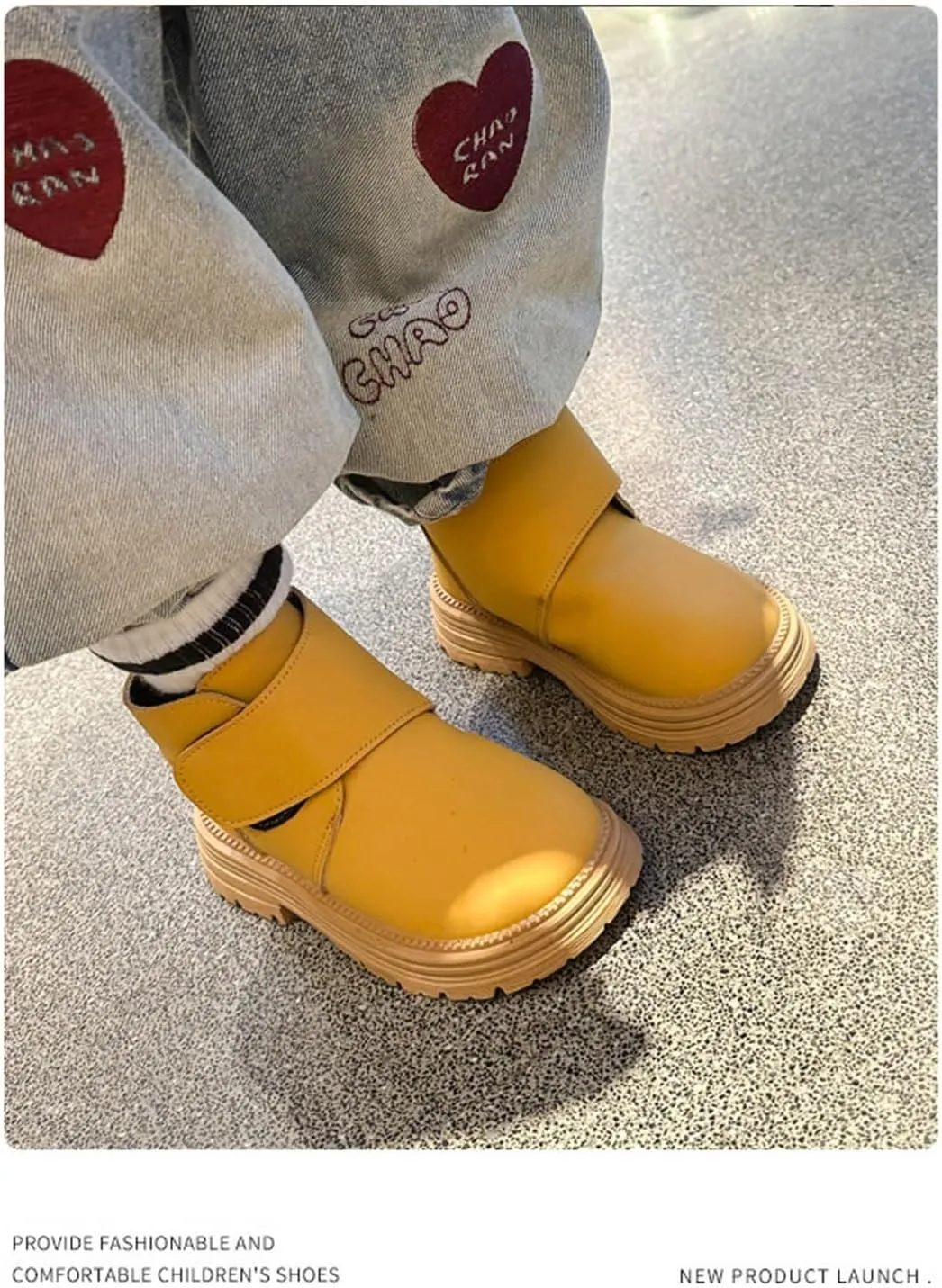 Infant Boots Boys Toddler Little Kid Warm Furry Winter Ankle Flat Snow Boot Snowproof Solid Color Leather Comfort Shoes