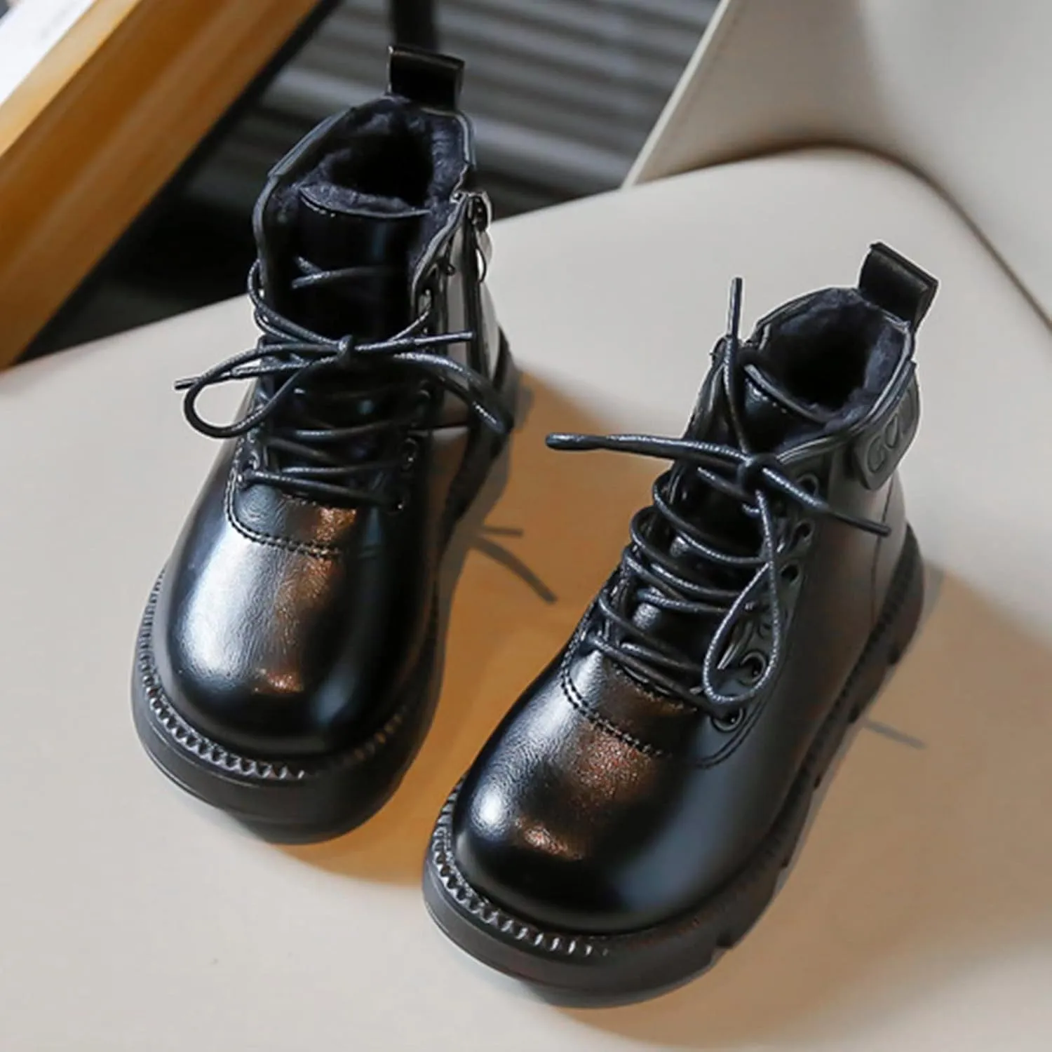 Infant Boots Fashion Spring And Autumn Children Boots Boys And Girls Ankle Boots Thick Bottom Non Leather Comfort Shoes
