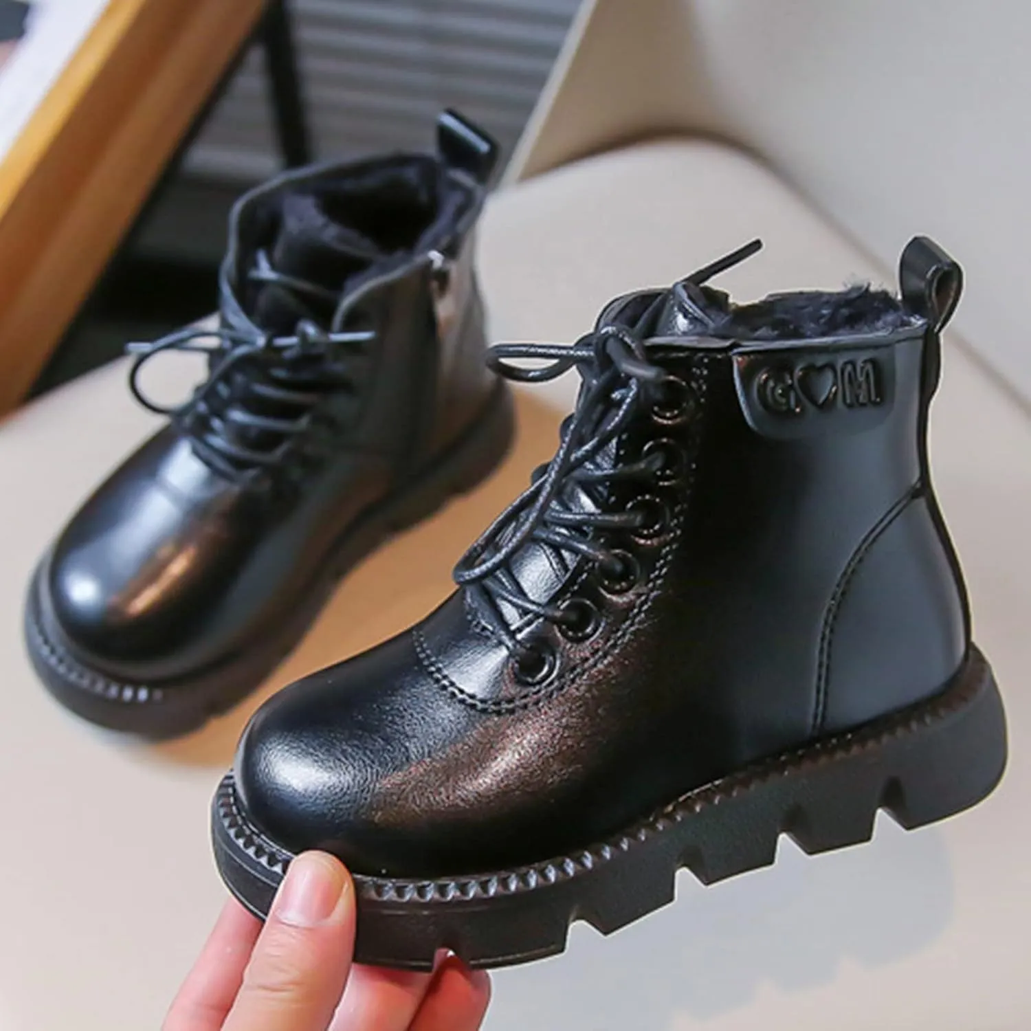Infant Boots Fashion Spring And Autumn Children Boots Boys And Girls Ankle Boots Thick Bottom Non Leather Comfort Shoes