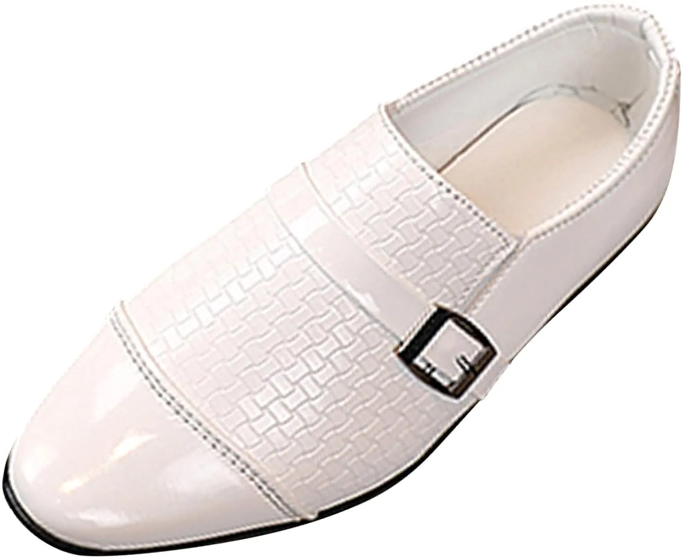 Kids Oxfords Shoes Boys Comfortable Dress Shoes Classic Shinny Uniform School Booties (Toddlers/Little Kids/Big Kids)