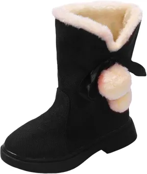 Kids Warm Winter Boots Boys Girls Winter Warm Waterproof Warm Snow Boots Classic Casual Walking Work Boots