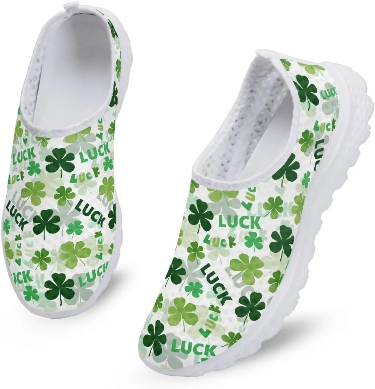 Kuiaobaty Fashion Sneakers Women's Slip-Ons Men's Walking Shoes Athletic Casual Footwear Lightweight Breathable Loafers