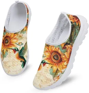Kuiaobaty Women's Slip-Ons Men's Walking Shoes Fashion Sneakers Athletic Casual Footwear Lightweight Breathable Loafers