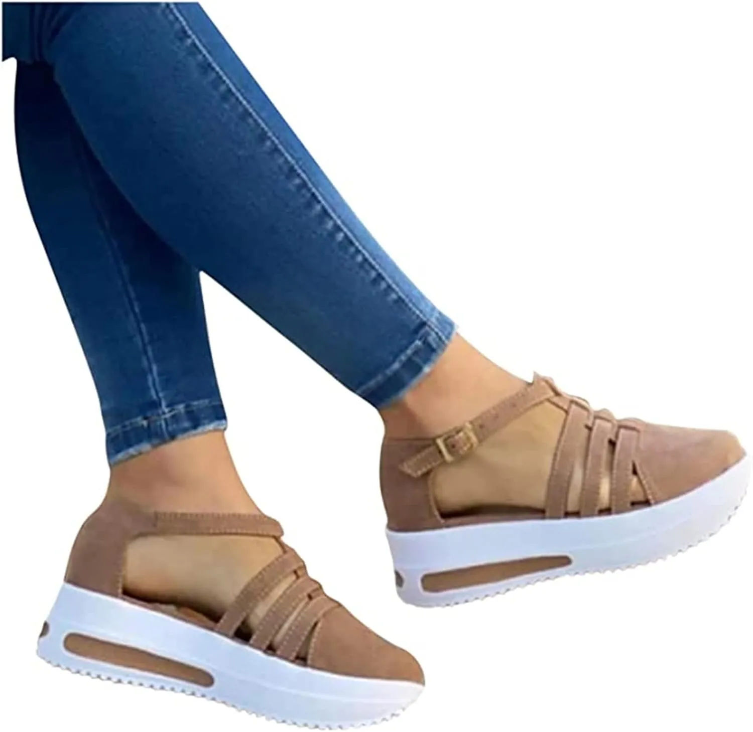 Ladmiple Loafers For Women Comfort Wide Width Womens Canvas Shoes Casual Cute Sneakers Low Cut Slip On Fashion Comfortable Walking Shoes Dressy Summer Non Slip Platform Flats Loafers