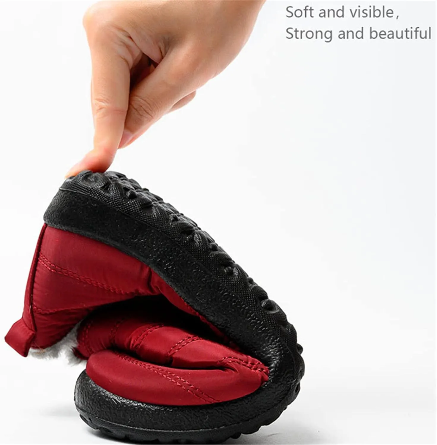 Lausiuoe Snow Boots For Women Waterproof Insulated Non Slip Winter Fur Lined Lining Warm Ankle Booties Outdoor Shoes