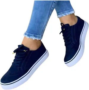 Masbird White Sneakers for Women Fashion Sneakers for Women Womens Canvas Sneakers Low Top Lace Up Slip on Walking Shoes Canvas Casual Running Shoes