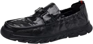 Men Casual Shoes Genuine Leather Style Male Comfortable Shoe Loafers Men's Shoes Casual Slip on Simple Driving Shoes