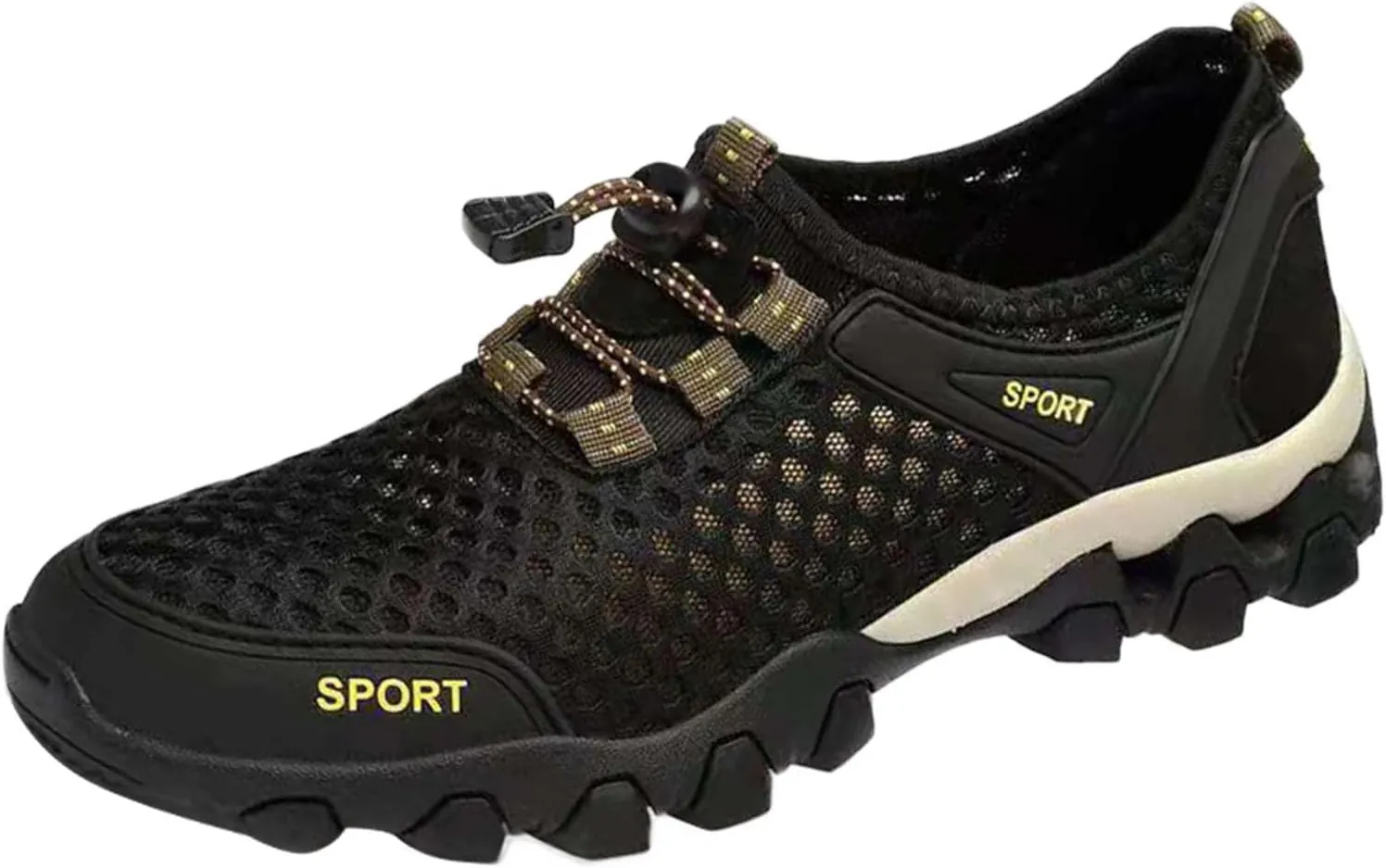 Men Summer Mesh Breathable Hiking Shoes Comfortable Walking Outdoor Travel Shoes Fashion Casual Chaos Sneaker Men