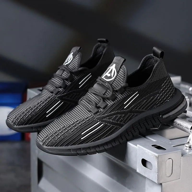 Mens Casual Dress Sneakers Fashion Walking Mesh Oxfords Shoes Business Work Lightweight Soft Sole Comfortable for Work Office Dress Outdoor