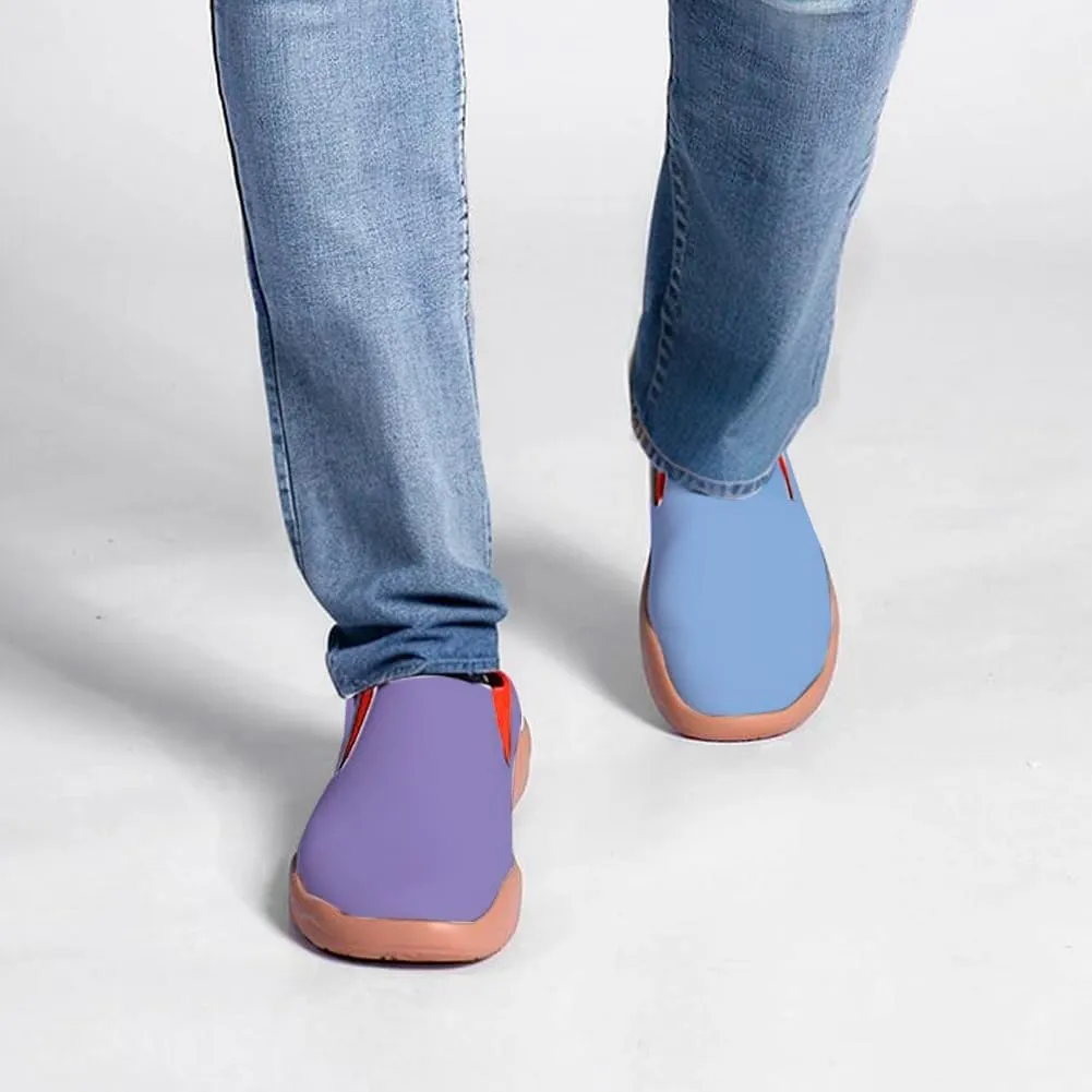 Men's Casual Shoes Slip Ons Walking Loafers Lightweight Comfortable Art Painted Travel Sneaker Macaron Style