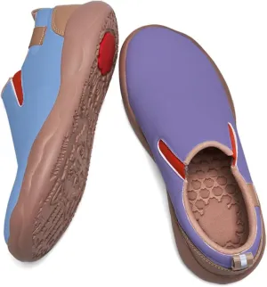 Men's Casual Shoes Slip Ons Walking Loafers Lightweight Comfortable Art Painted Travel Sneaker Macaron Style