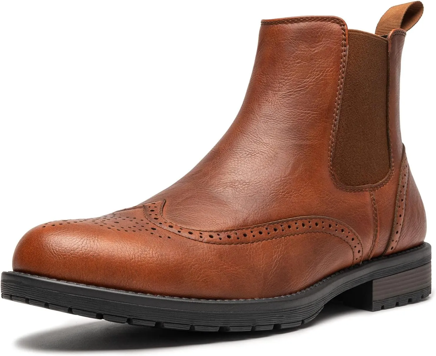 Men's Chelsea Boots Slip-on Formal Dress Boots for Men Casual Ankle Men Boots