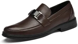 Men's Comfort Dress Shoes Casual Business Oxford Shoes for Men Classic Slip On Pointed Toe Derbys Shoes