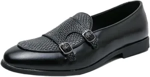 Mens Derby Shoes Party Slip-ons Loafers Breathable Modern Wedding Office Work Tuxedo Dress Shoes