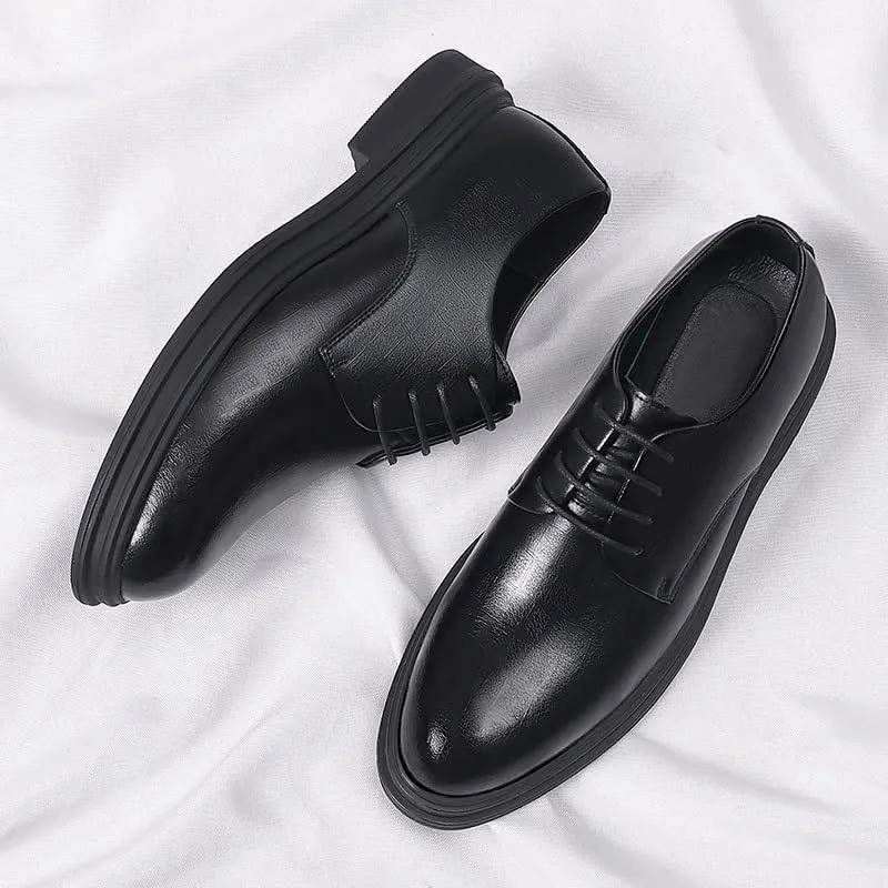 Mens Dress Sneakers Luxury Modern Leather Business Casual Scale Pattern Comfort Formal Shoes Pointed Toe Patent Leather Slip-on Loafers Wedding Dress Shoes