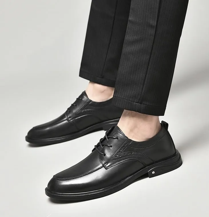 Men's Fashion Oxford Shoes Mens Business Formal Casual Patent Leather Dress Shoes Classic Lace-Up Loafers for Men