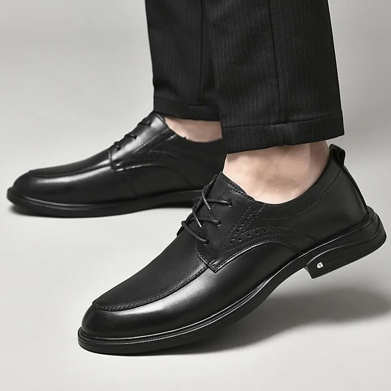 Men's Fashion Oxford Shoes Mens Business Formal Casual Patent Leather Dress Shoes Classic Lace-Up Loafers for Men