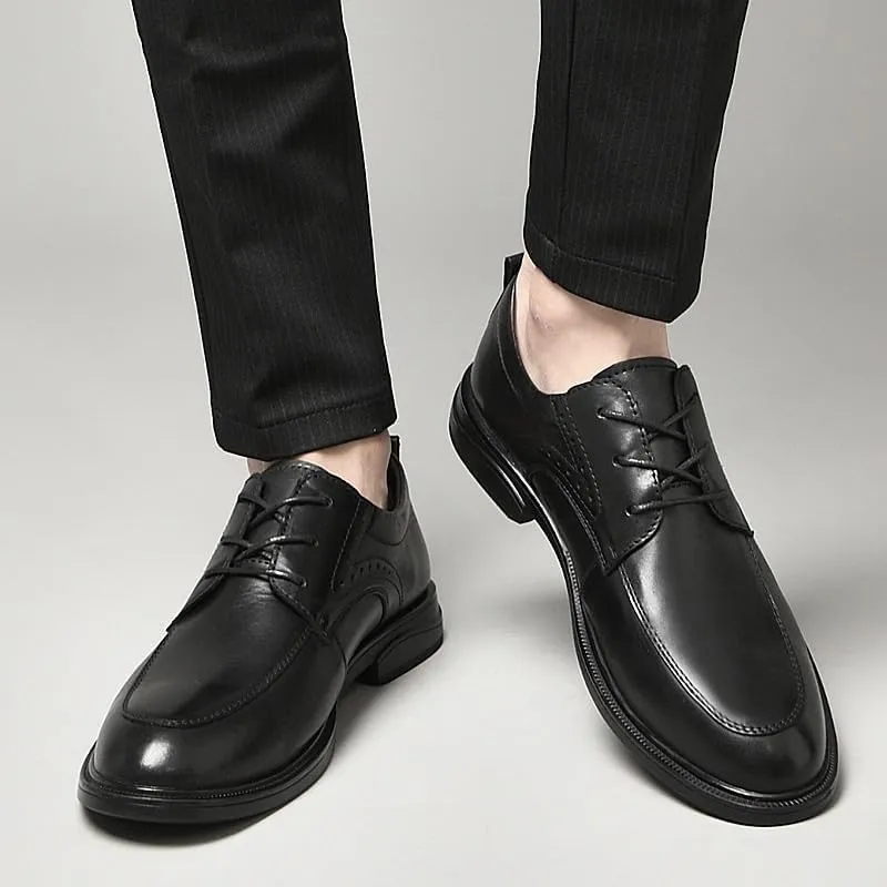 Men's Fashion Oxford Shoes Mens Business Formal Casual Patent Leather Dress Shoes Classic Lace-Up Loafers for Men