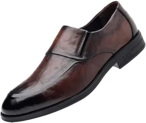 Mens Loafers Comfort Platform Oxford Shoes for Men Casual Walking Shoes Office Flats Slip-ons