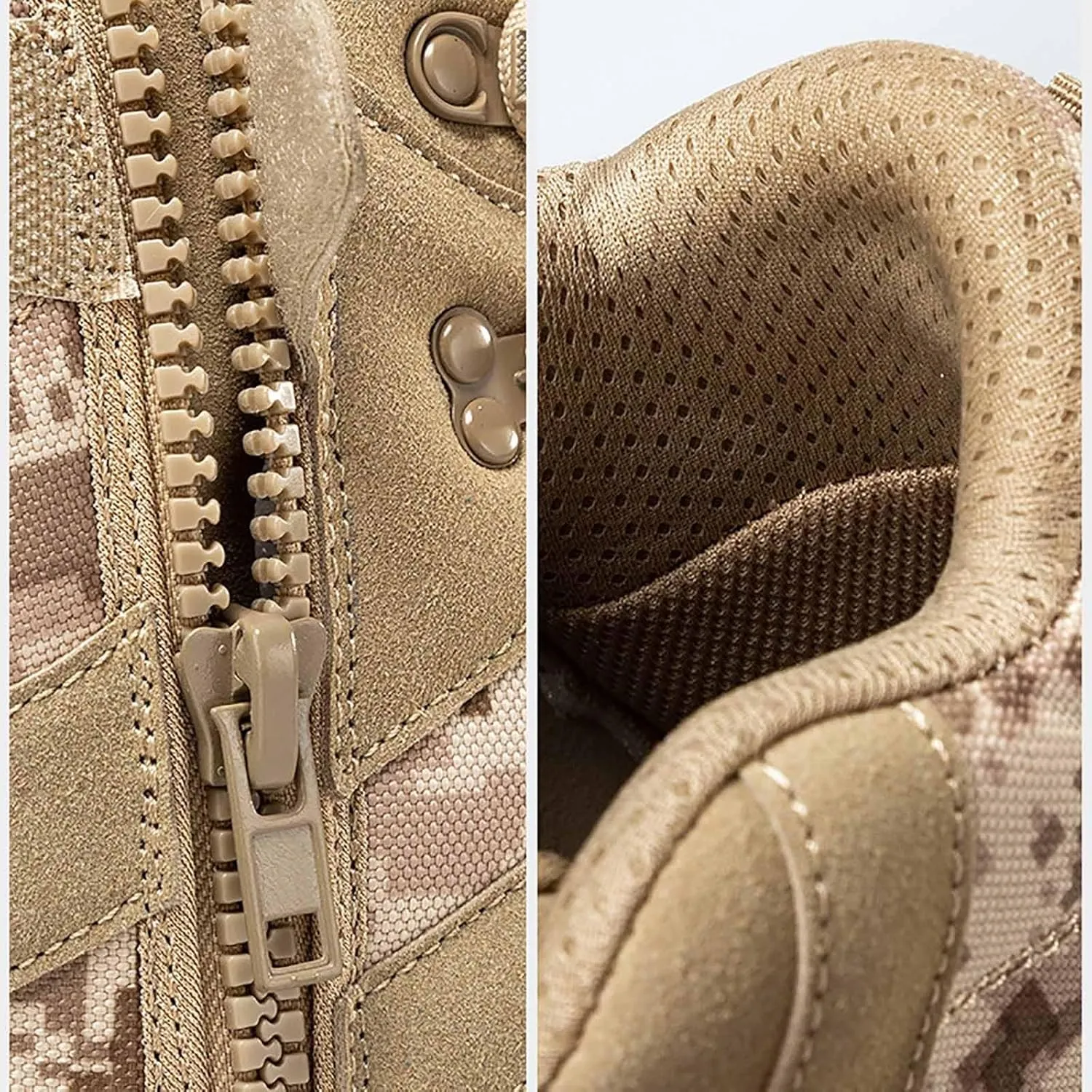 Men's Military Tactical Boots, Men's Waterproof Hiking Work Boots Lightweight Combat Boots Outdoor Men's Tactical Military Combat Boots Jungle Boots