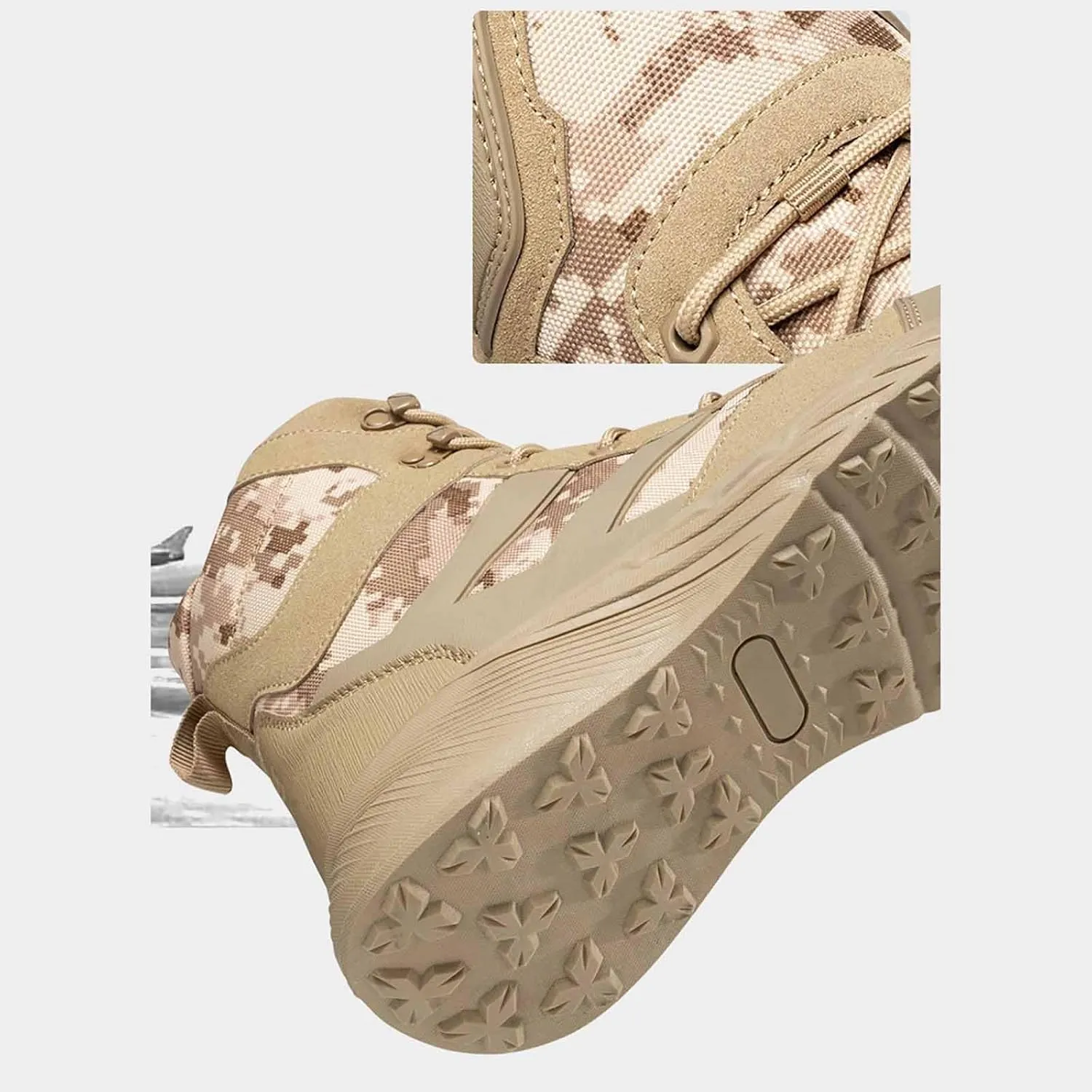 Men's Military Tactical Boots, Men's Waterproof Hiking Work Boots Lightweight Combat Boots Outdoor Men's Tactical Military Combat Boots Jungle Boots