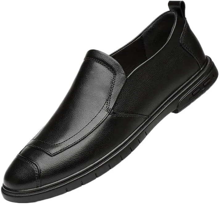 Mens Slip-Ons Loafers Fashion Classic Pointed Toe Oxford Shoes Men's Patent Leather Dress Shoes