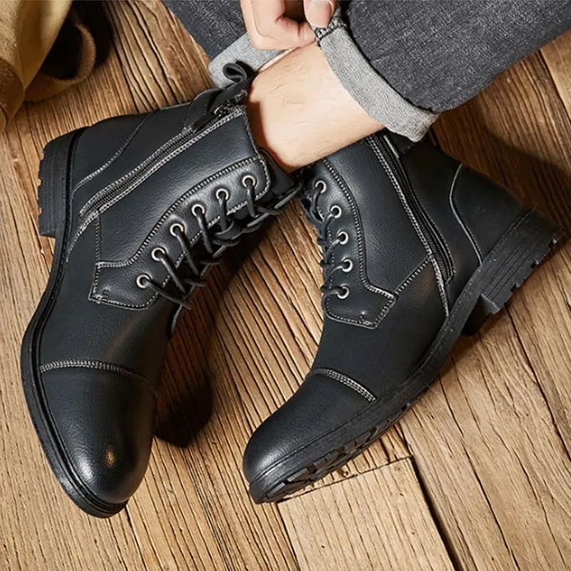 Modern Men's Transitional Business Shoes Leather Oxfords with 360° Airflow Channels & Orthopedic Support
