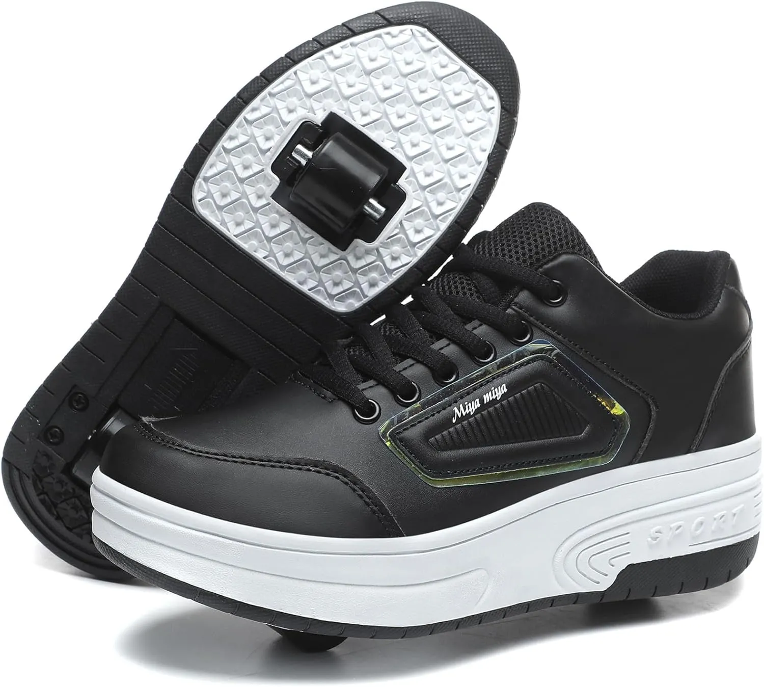 Roller Shoes for Girls Kids Shoes with Wheels Roller Skate Sneakers Detachable Wheelies Shoes for Boys